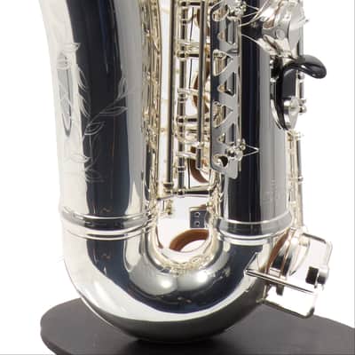 C.G. Conn Model CAS411S Alto Saxophone in Silver Plate SN AJ00324042 EXCELLENT image 12