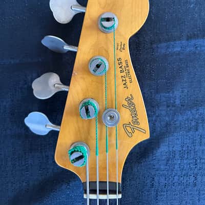 Fender 1986 Fender Sunburst MIJ (Fujigen) Jazz Bass ‘62 Vintage Reissue JB62-60 1986 - Sunburst image 15