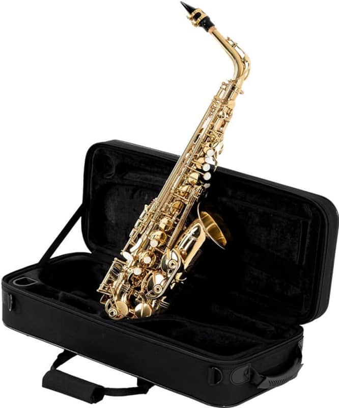 Antigua Vosi Eb Alto Sax All Lacquer Outfit With Case image 1