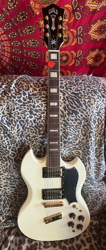 Guild Newark St. Collection Kim Thayil Signature Polara 2024 - Present - Vintage White image 1