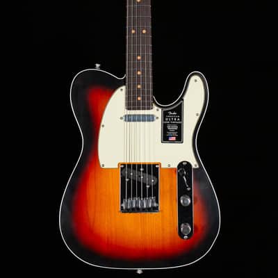 Fender American Ultra Luxe Vintage '60s Custom Telecaster Rosewood Fingerboard 3-Color Sunburst (074) image 3