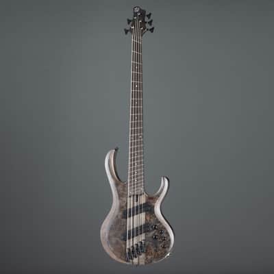 Ibanez Bass Workshop BTB805MS-TGF Transparent Gray Flat - 5-String Electric Bass image 10