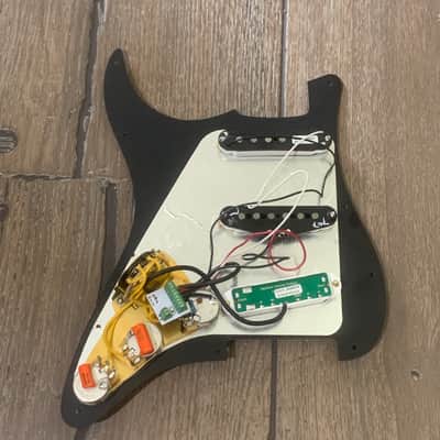 Loaded Black Pickguard with Seymour Duncan and Fender Pickups image 2