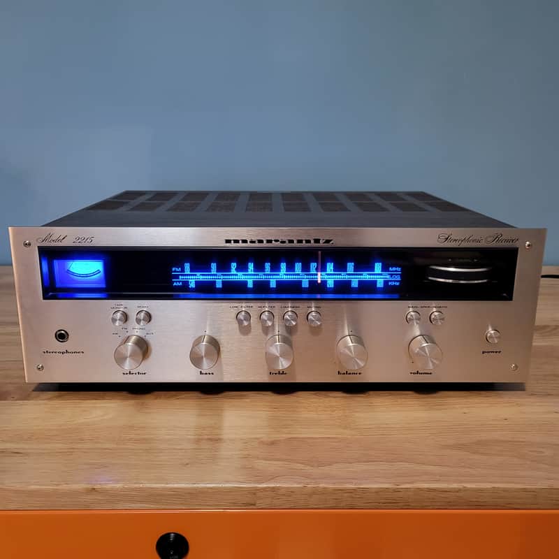 Marantz 2215 Stereophonic Receiver Champagne Face Engraved With