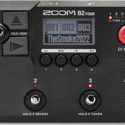 Reverb.com listing, price, conditions, and images for zoom-b2-four-bass-multi-effects-processor