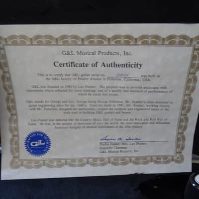 G&L USA Made Asat Classic Telecaster AAA Flamed Maple Neck Signed COA & Case image 6