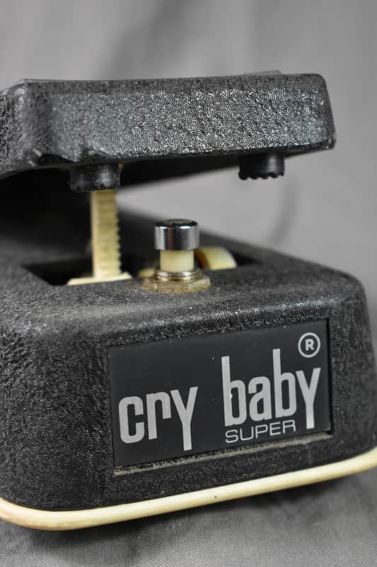 1970s Jen Cry Baby Super 250.422 Wah Pedal (White Fasel) | Reverb