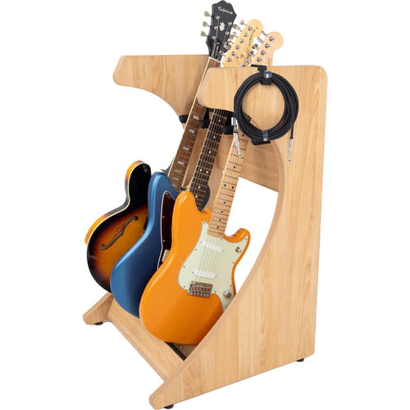 Gator Frameworks Elite Series 3 to 4-Space Guitar & Instrument Case Combo Rack Natural Maple Matte Finish image 1