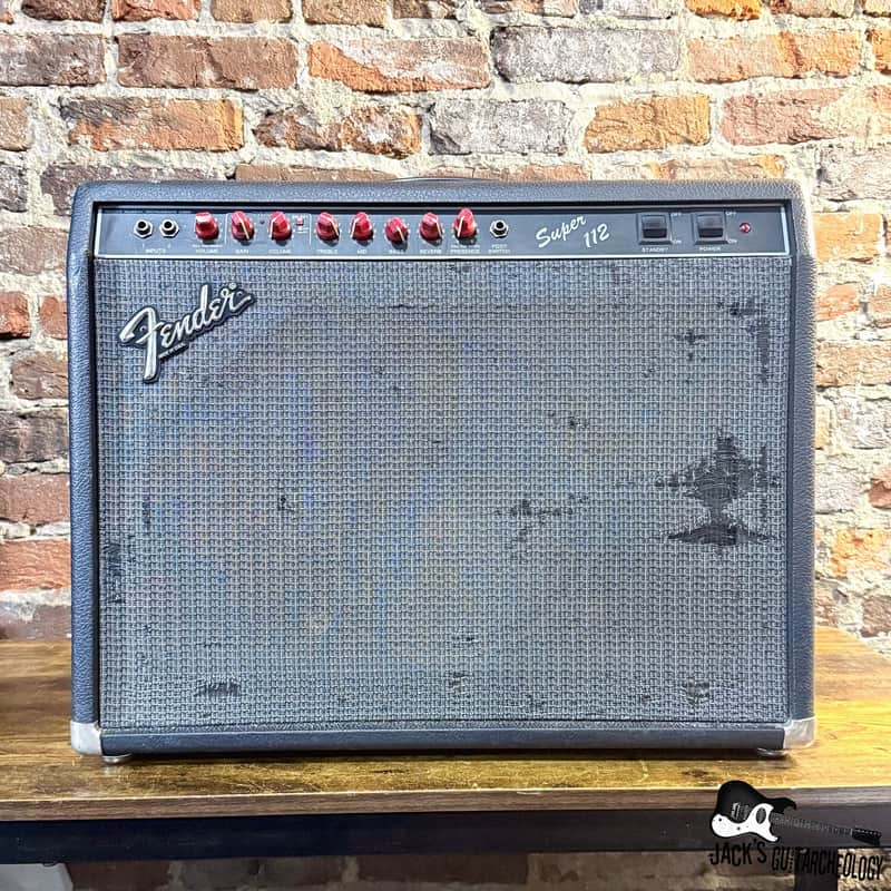 Fender Super 112 2-Channel 60-Watt 1x12" Guitar Combo Amp (1990s - Black) image 1