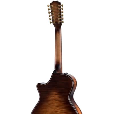 Taylor Builders Edition 652ce 12 String Acoustic Electric Guitar-Open Box WHB image 4