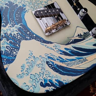 *NEW IN BOX* 2026 Fender Japan Art Canvas Esquire "The Great Wave Off Kanagawa" Hokusai - Limited Edition Fender Flagship Tokyo ONLY ! MIJ, JD26 image 9