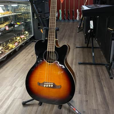 Fender 4 String Sunburst Acoustic/Electric Bass Guitar FA-450CE image 1