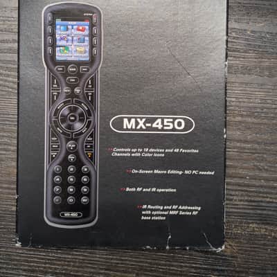 URC MX-450 Programmable Remote and MRF-260 RF Base Station (in box) image 1