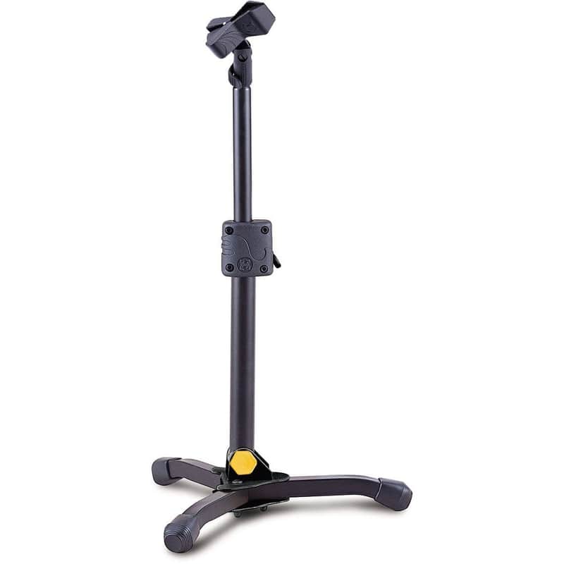Hercules Low-Profile Tilting Bass Drum Microphone Stand w/EZ Mic Clip image 1