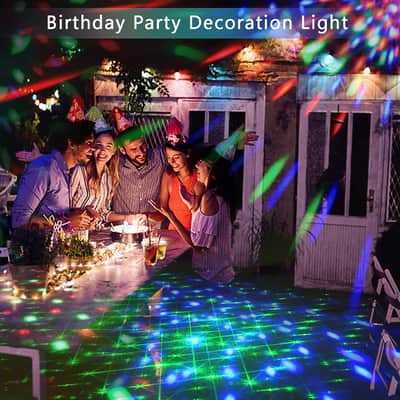 Dj Lights, Party Lights Dj Disco Light With Stand Sound Activated, Stage Lighting System For Gig Band Wedding Event Show image 6