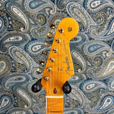 Fender Limited Edition American Vintage II 1957 Stratocaster White Blonde w/Tweed Hard Case image 3