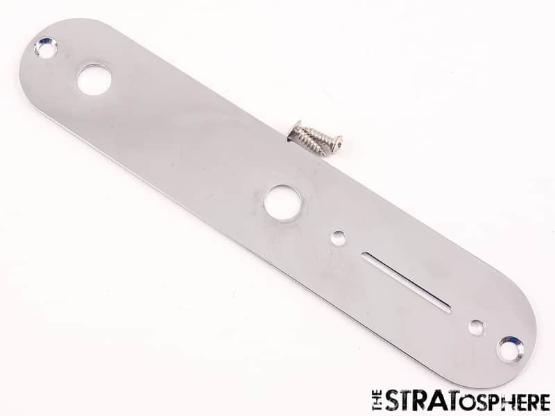 Fender Squier Sonic Tele CONTROL PLATE, Telecaster, Chrome, Guitar, Parts. image 1