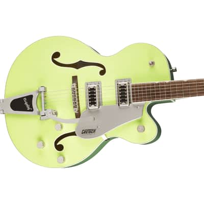 Gretsch G5420T Electromatic Classic Hollow Body Singlecut Bigsby Two-Tone Anniv. Green - Semi Acoustic Guitar image 4