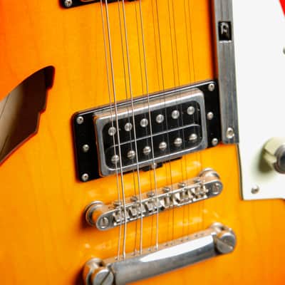 Duesenberg Double Cat 12-String Electric Guitar Fire Burst Pre-Owned image 6
