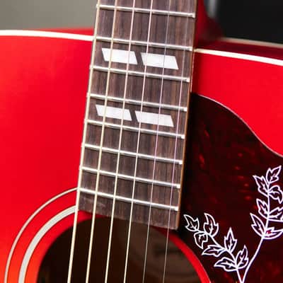 Gibson Hummingbird Special Acoustic/Electric Guitar - Satin Vintage Cherry Sunburst with Gig Bag image 11