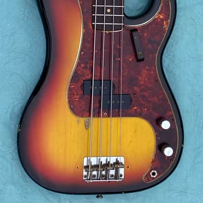 Fender Precision Bass 1964 - Sunburst - Super Sound image 2