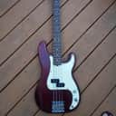 Fender Highway One Precision Bass with Rosewood Fretboard 2006 - 2011 - Midnight Wine Transparent