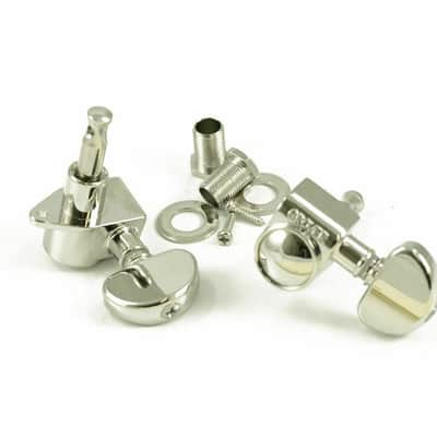 Grover 102-18N Rotomatic Tuners 3 +3 Nickel Finish image 2