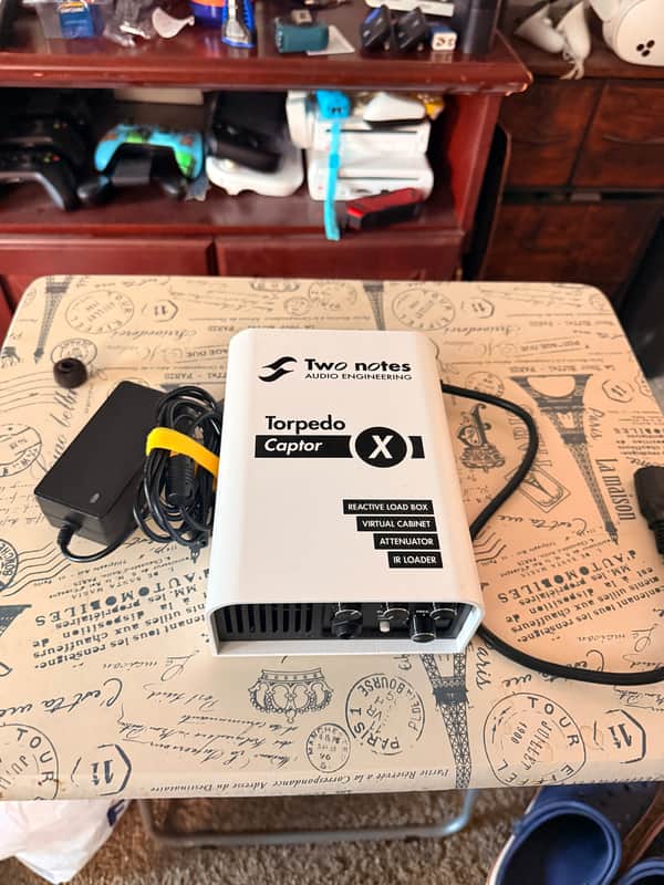 Two Notes Torpedo Captor X 8ohm Stereo Reactive Load Box / Attenuator 2020 White image 1