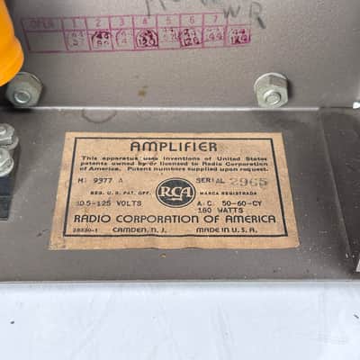 RCA MI-9377-A Tube Powered Vintage Amplifier image 6