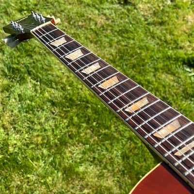 RARE 1973 Greco EG-360S Les Paul "Tobacco Burst" Pancake Body + Nylon Saddles + Alnico 2 Humbuckers (PRE-SERIAL MIJ MADE IN JAPAN Lawsuit Era) + GIG BAG image 17