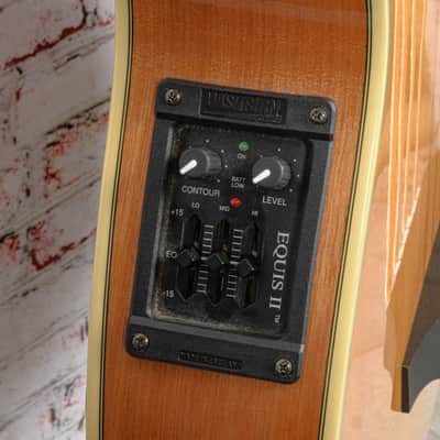Washburn - AB-20 Electric Acoustic Bass Guitar - Natural - w/HSC - x3172 - USED image 6