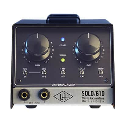 Universal Audio SOLO 610 Classic Tube Microphone Preamplifier Mic Pre & DI Box image 2