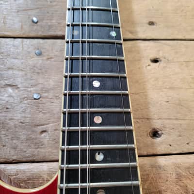 Harley Benton BM-75 DLX Brian May Red Special Replica - Transparent Red image 20