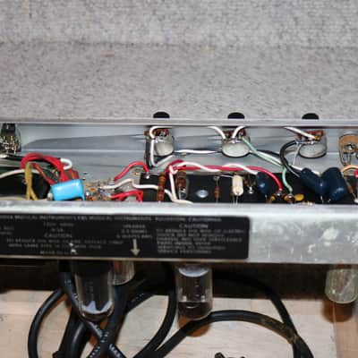 Vintage Fender Silverface Champ Tube Amp Chassis - Fully Working - No Tariffs image 9