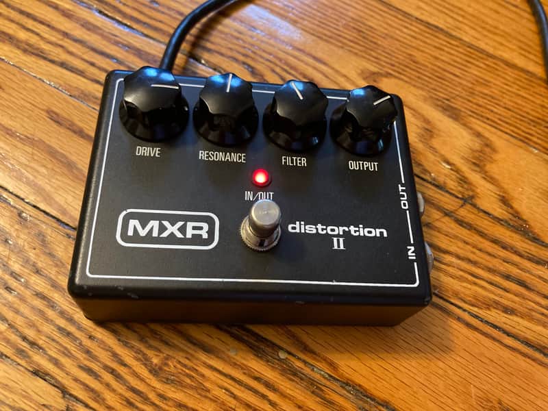MXR Distortion II Vintage 1983 Black Box Anniversary RARE CLEAN 1983 - Black