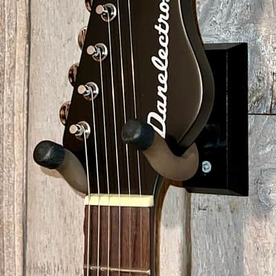 New 2025 Danelectro Sitar Black Crackle, Awesome Sound, In Stock and Ships Fast Includes Pro Setup ! image 6