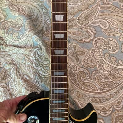 Epiphone Les Paul Standard 1997 - Transparent Black Flame image 9