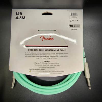 Fender Original Series Instrument Cable, 15', Surf Green Bild 2