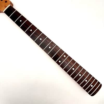 HooDoo Stratocaster Neck Rosewood/Roasted Maple Lefty Nitro hsn6424 image 1