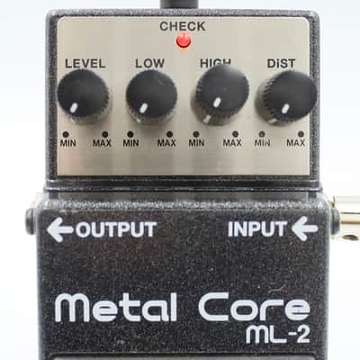 Boss ML-2 Metal Core Distortion Guitar Effect Pedal H2B4837 image 3