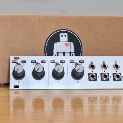Intellijel Quadratt 1U Quad Attenuator Eurorack Synth Module 2016 - 2017 - White image 3