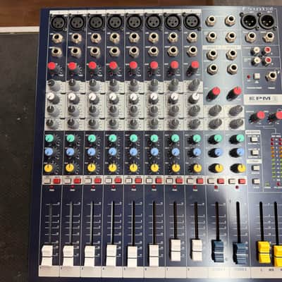 Soundcraft EPM-8 Multi-Format 8-Channel Mixer 2010s - Blue image 1