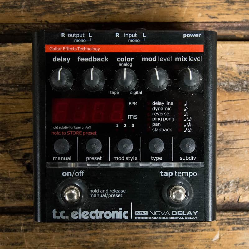ギター t.c. electronic ND1 NOVA DELAY Amazon.com: TC Electronic ND-1 Nova Delay Guitar Pedal : Musical