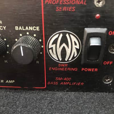 SWR SM 400 - Tube preamp - Solid State Power amp - Pro Series | Reverb