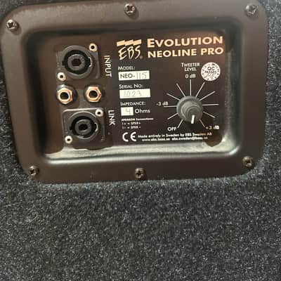 EBS HD350 Bass Amp Head With NEO 115 & NEO 210 Evolution Neoline Pro Speakers mid 2000s ish - Rack Mounted & Carpeted image 19