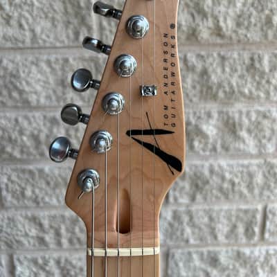 Tom Anderson Guitarworks Li'l Angel 2024 - Quilt Top Fire Wake Surf image 4