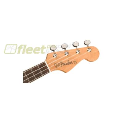 Fender Fullerton Stratocaster Uke - Black (0971653106) image 6