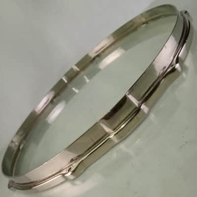 Leedy 15"Broadway Standard"Stick-Chopper Nickel NOB Snare Drum Resonant Rim/Hoop image 3