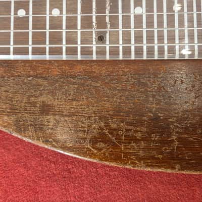 Vintage 1950s Electromuse Lap Steel Electric Guitar Natural image 7