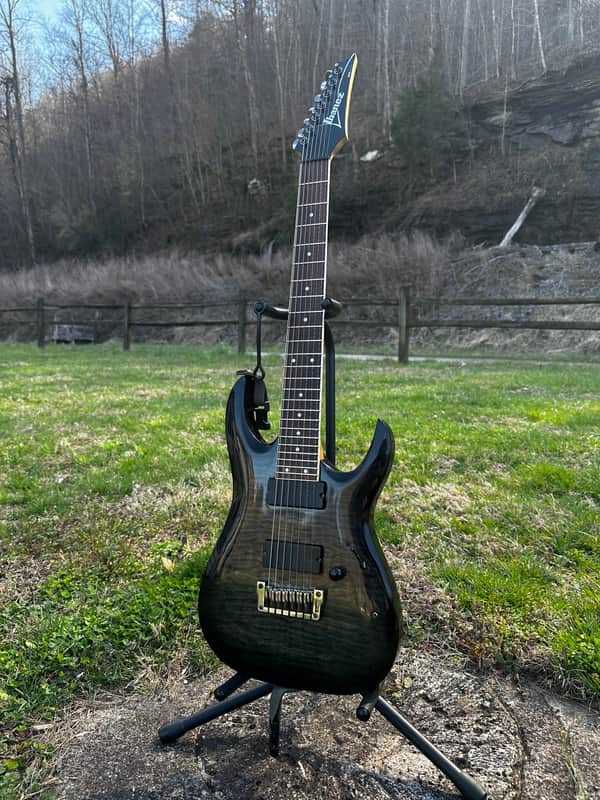 Ibanez RGA7QM-TGB Standard 2012 - 2013 - Transparent Gray Burst image 1